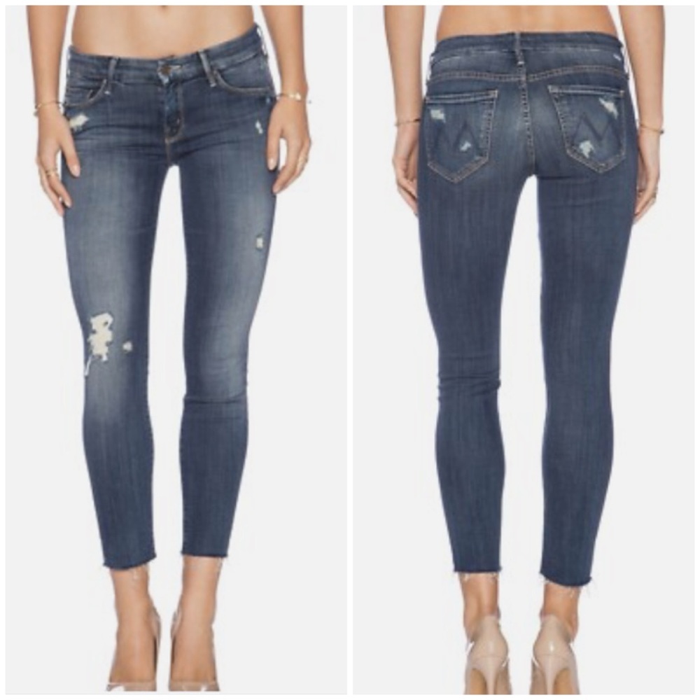 Mother The Looker Ankle Fray Jeans in Alley Cat [G4]